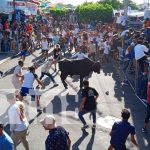 Tradicional corrida de toros en barrio San José Oriental, Managua