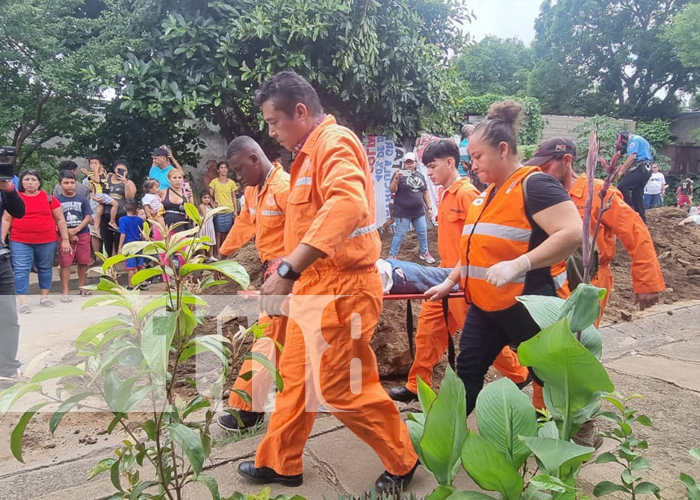 Barrios del Distrito V de Managua actualizan planes de respuesta ante emergencias