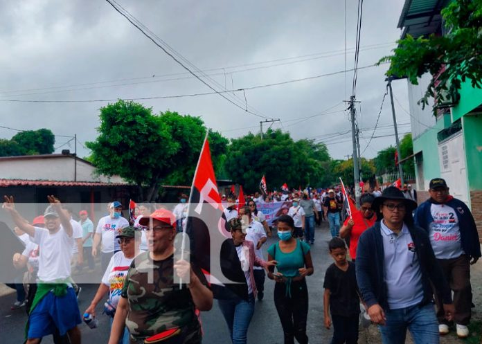 Militancia del distrito IV de Managua celebra el triunfo de la Revolución