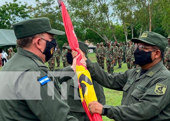Chontales: Realizan traspaso de Mando en el Quinto comando militar regional