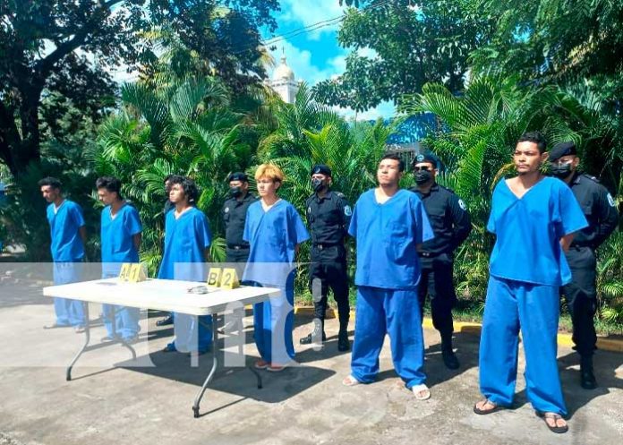 6 detenidos como resultado de la lucha contra la delincuencia en Chinandega