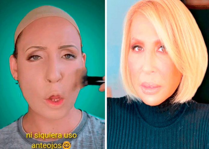 Tiktoker se maquilla como Laura Bozzo y su transformación se viraliza