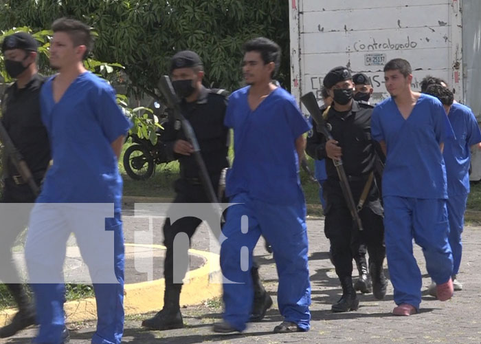 Autoridades policiales capturan a varios sujetos en Estelí