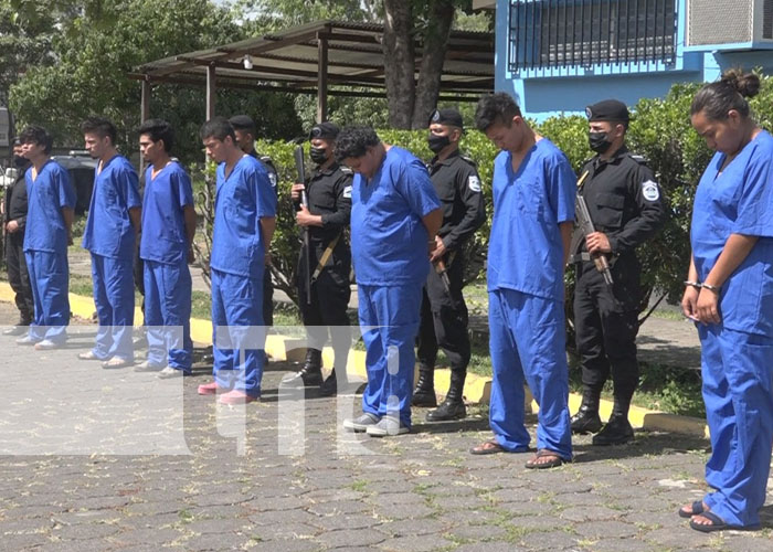 Autoridades policiales capturan a varios sujetos en Estelí