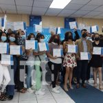 INATEC entrega certificados a jóvenes y adultos tras culminar curso de inglés