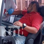 Aparatoso accidente en Jinotega deja a una persona lesionada