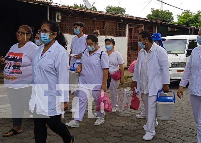 Managua: Avanza jornada de vacunación contra el Covid-19