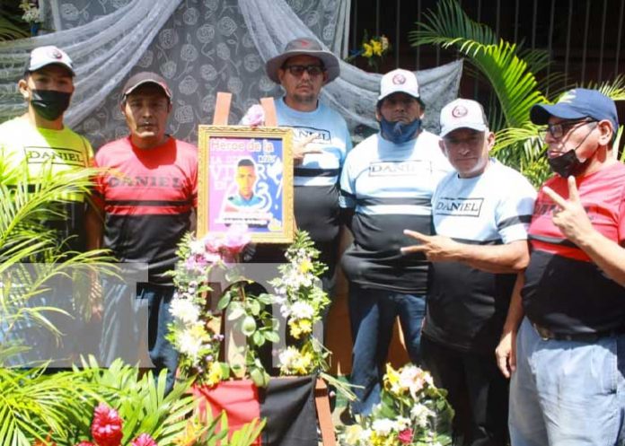 Masaya homenajea al teniente Gabriel Vado Ruiz, héroe de la paz