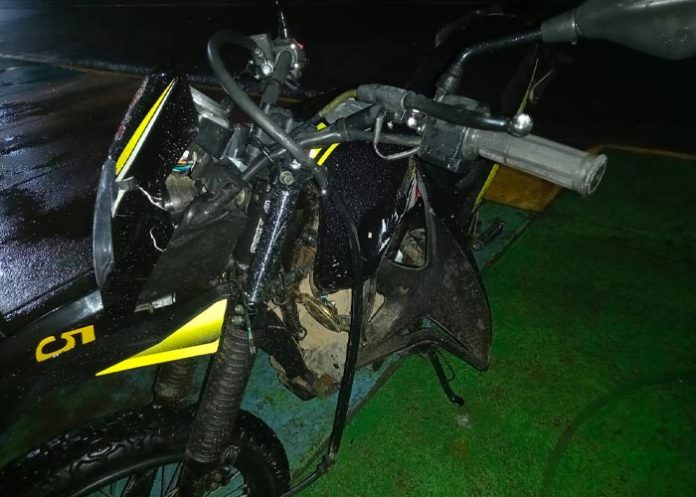 Tres lesionados en accidente de motocicletas en Rivas