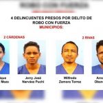 10 presuntos delincuentes enfrentarán a la justicia en Rivas