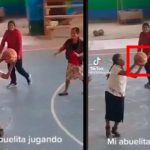 Abuelita sorprende en TikTok por jugar bien básquetbol