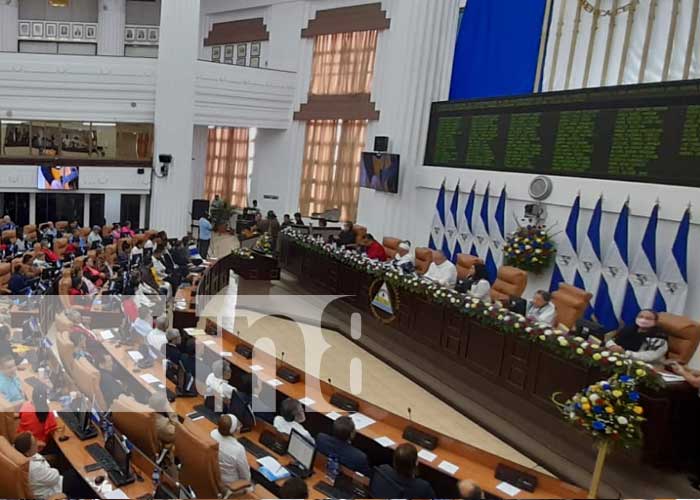 Sesión especial en la Asamblea Nacional de Nicaragua