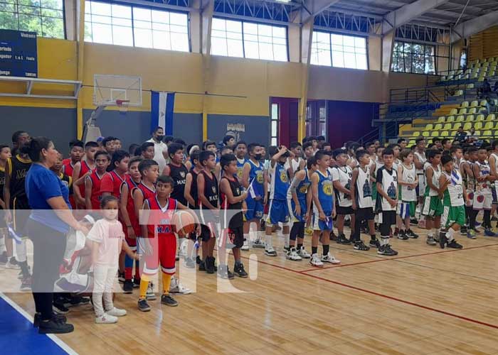 Arranca competencia de mini baloncesto masculino en Managua