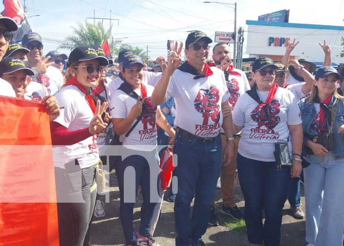 Caminata en Managua en honor a Julio Buitago