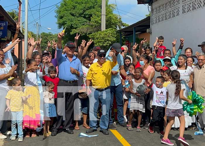 Nuevas calles en el barrio Georgino Andrade, en Managua