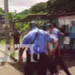 Momentos de captura de homicida en Managua