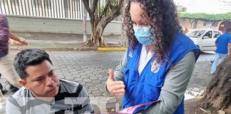 Recorrido por Managua para presentar cartilla de prevención de femicidios