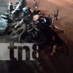 Choque de motos en Bilwi
