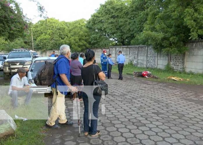 Mortal accidente de tránsito en Bosques de Xiloá, Managua