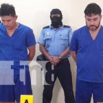 Conferencia de prensa por incautación de cocaína en Managua