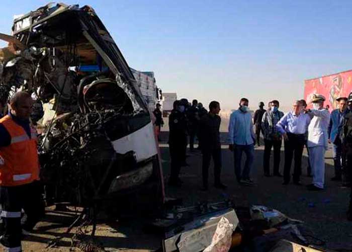 22 muertos y 31 heridos dejó accidente vial en El Cairo, Egipto