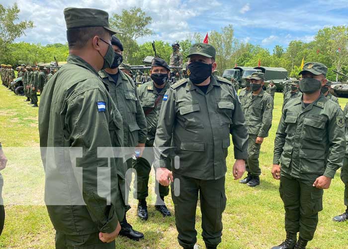 Acto por 2do Comando Militar Regional del Ejército de Nicaragua