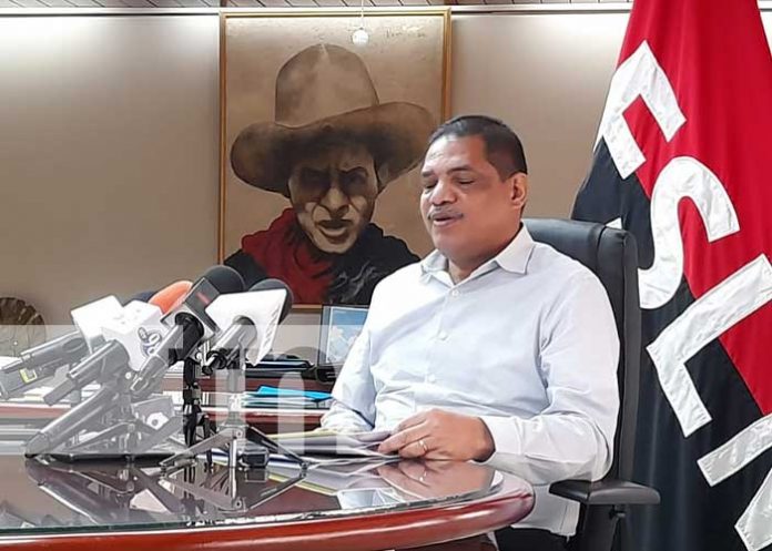 Conferencia de prensa sobre niveles de exportación en Nicaragua