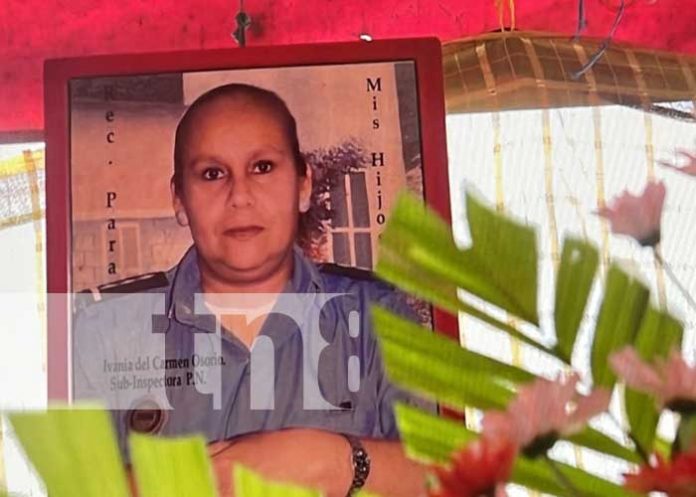 Sensible fallecimiento de Ivania Osorio, policía en Jalapa