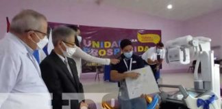 Entregan equipos rayos X al hospital regional de Jinotepe