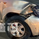 Motociclista se estrella contra una camioneta en Juigalpa, Chontales