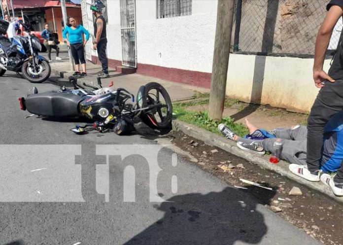 Accidente en el barrio Costa Rica, Managua