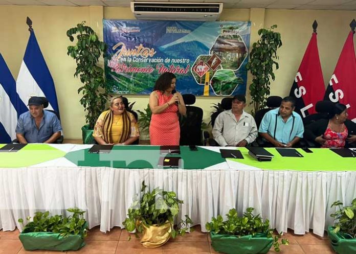Firma de convenios para protección de reservas naturales en Nicaragua