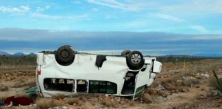 Accidente vial cerca de la frontera de EE.UU.-México deja dos muertos