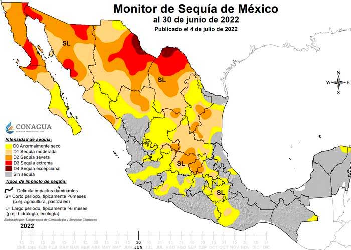 Gobierno de México declara emergencia por sequía “severa o extrema”