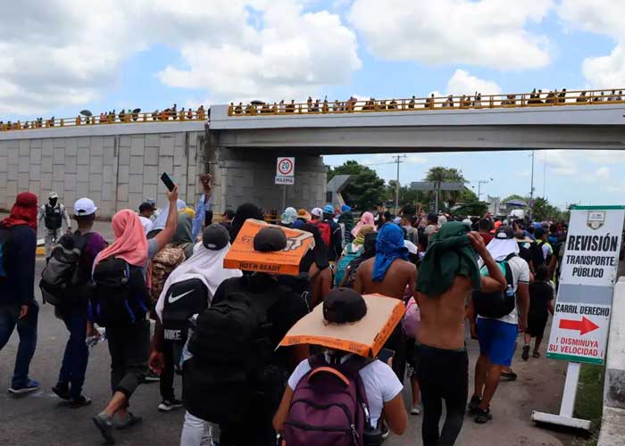 Más de 4 mil migrantes parte del sur de México en una nueva caravana