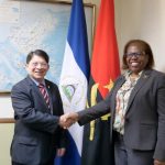 Nicaragua recibe la grata visita de la embajadora de Angola, Maria Cándida Pereira