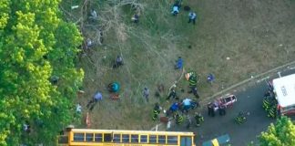 Decenas de heridos deja accidente de un autobús escolar en Nueva York