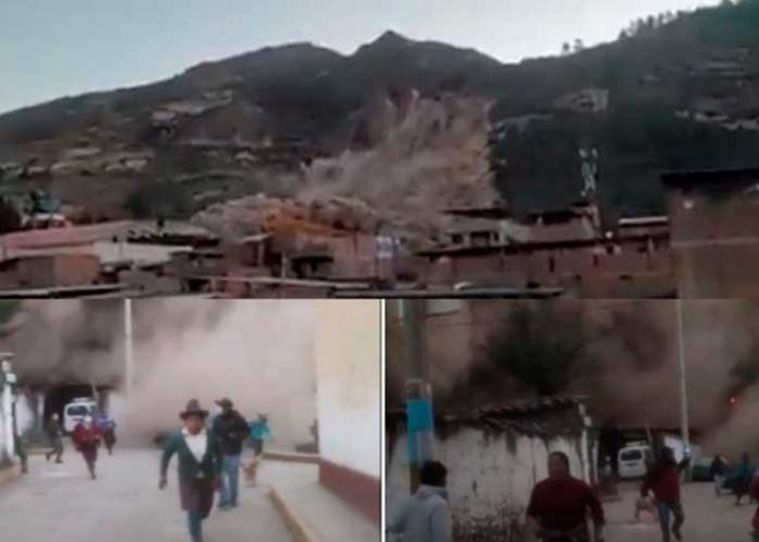 Deslizamiento de tierra dejó un muerto y 150 casas afectadas en Perú