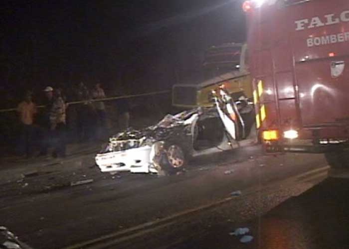 Mortal accidente de tránsito en Las Piedrecitas, Managua, Nicaragua