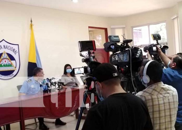 Conferencia de prensa de distintas instituciones de Nicaragua por el plan de promoción de la juventud
