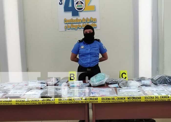 Policía Nacional de Nicaragua presenta a presuntos delincuentes
