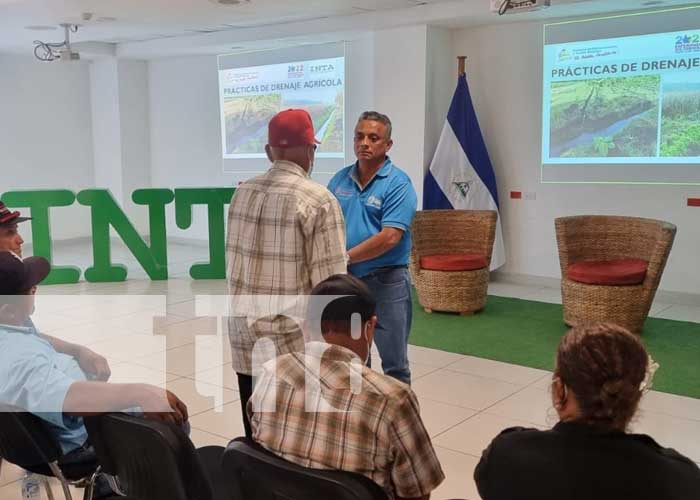  INTA comparte técnicas de drenaje para cultivos en Nicaragua