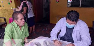 Jornada de salud en el barrio René Cisneros, Managua