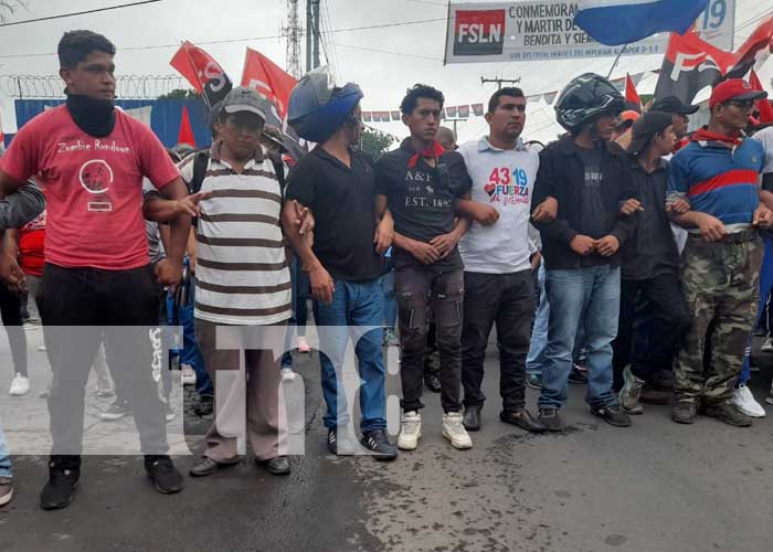 Celebración del 43/19 de la Revolución desde San Judas, Managua