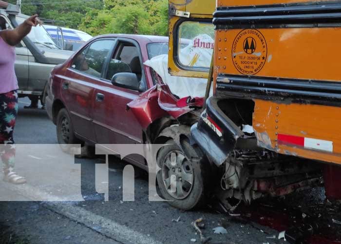 Mortal accidente de tránsito en carretera a La Concepción
