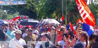 Pueblo de Tipitapa sale a las calles en honor al Frente Sandinista