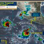 Tormenta tropical Frank se forma frente las costas del Pacífico de México