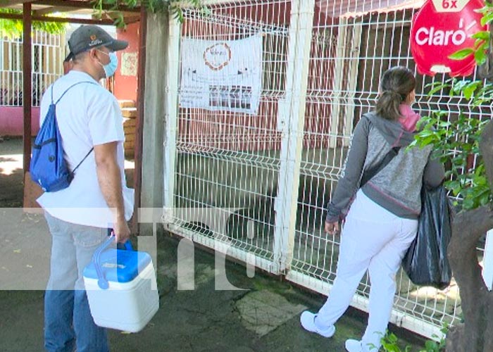 Población de Managua contentos por brigada voluntaria 