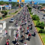 Nicaragua realiza caravana en saludo al Día de la Alegría del 43/19