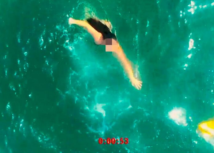 Solamente un dron bastó para rescatar a bañista a punto de morir en España
